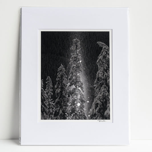 Copy of Sparkle Tornado on Cave Ridge #2 Matted 8x10 Print