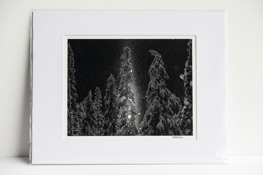 Sparkle Tornado on Cave Ridge #2 Horizontal Matted 8x10 Print