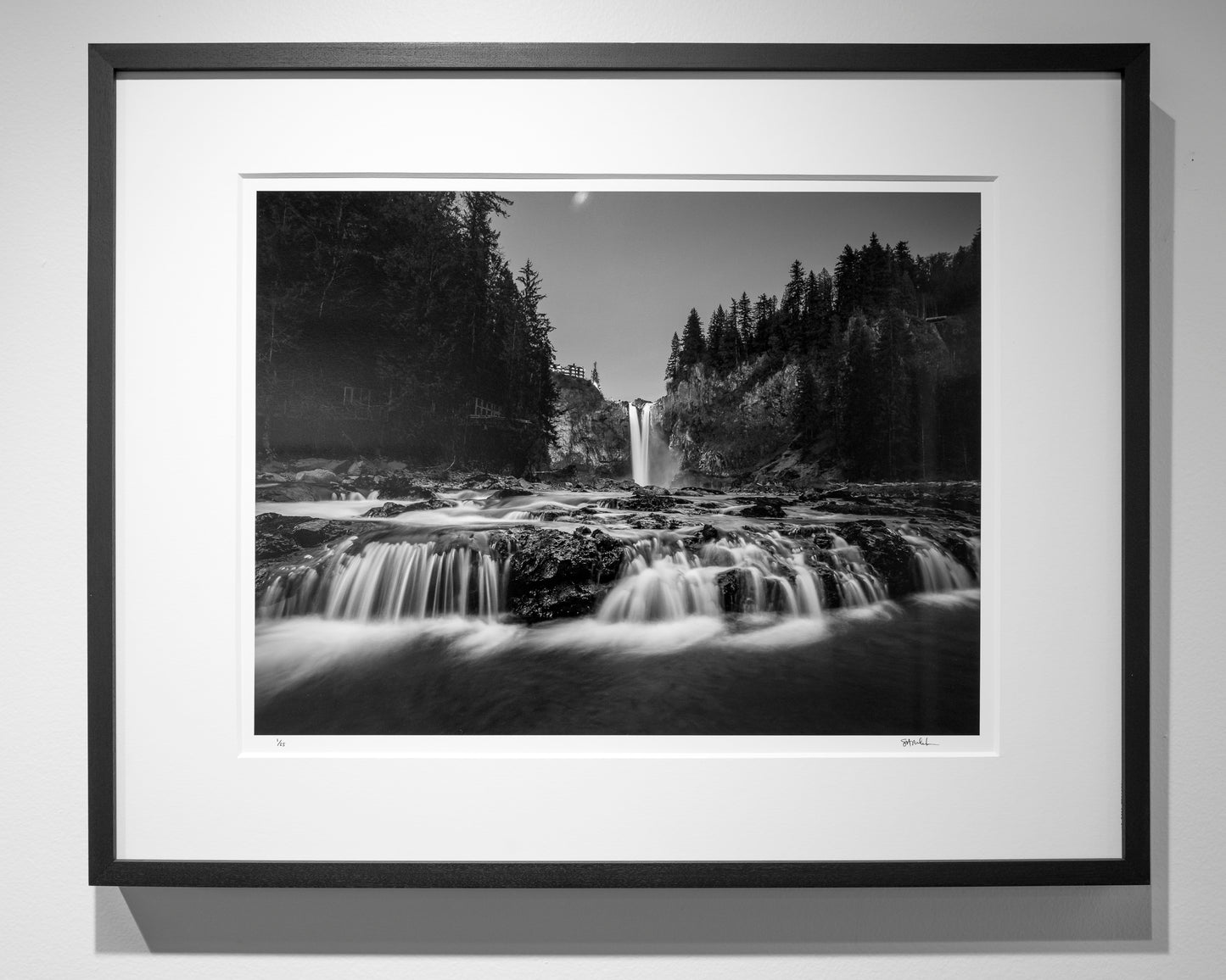 Cascading Streams below the Falls: 15x20 Limited Print