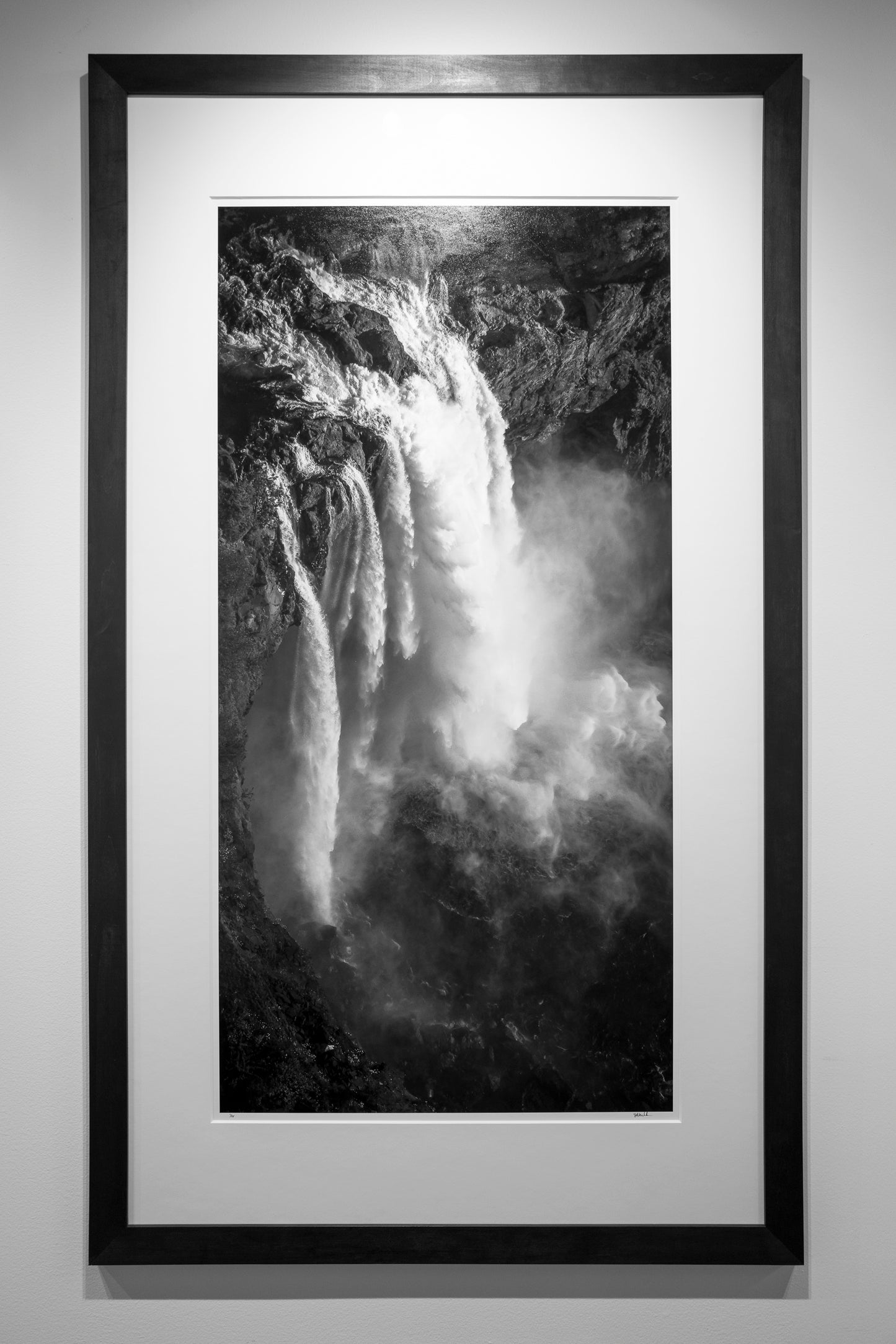 Curtains of Whitewater on a Summer Evening: 48x24 Limited Print