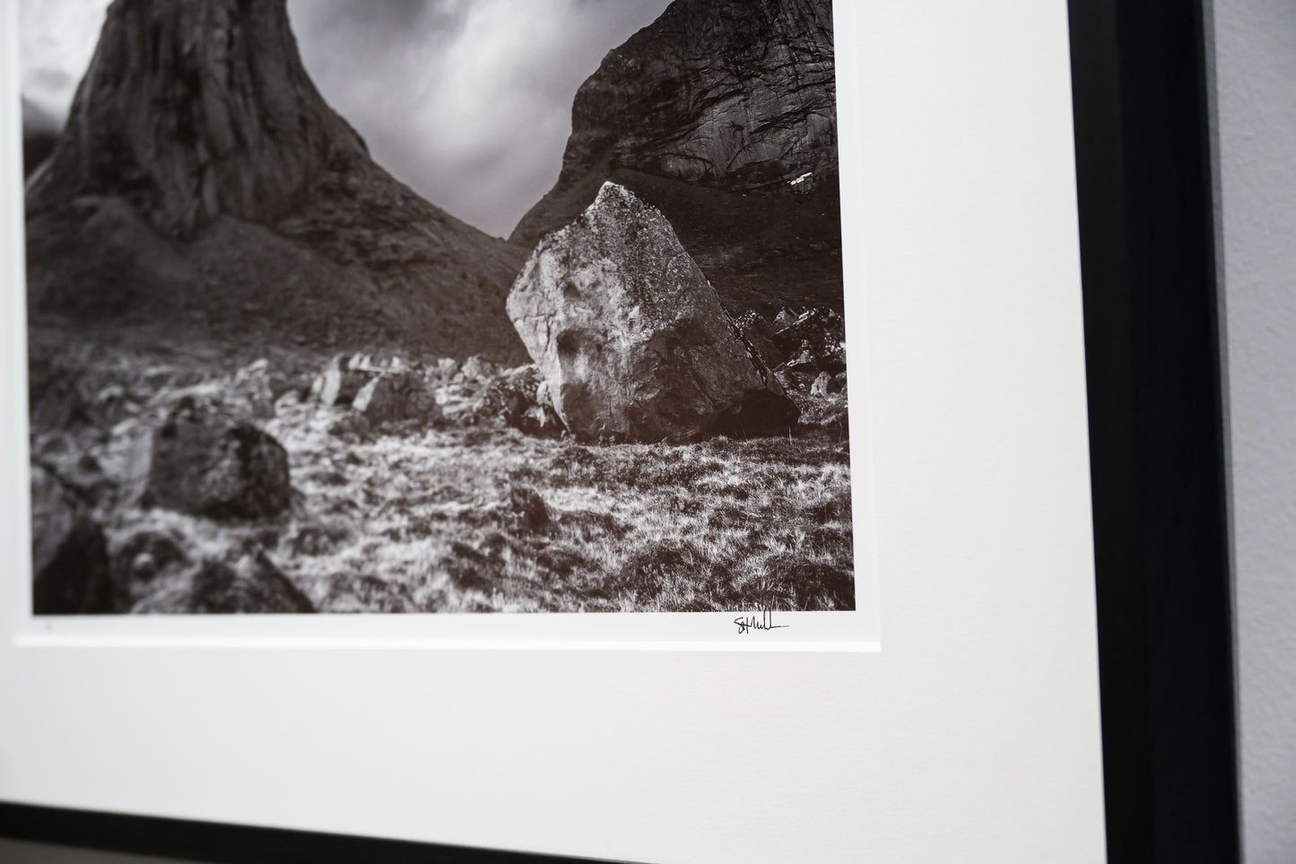 Merraflestind with Granite Block above Kjerkfjord: 15x20 Limited Print